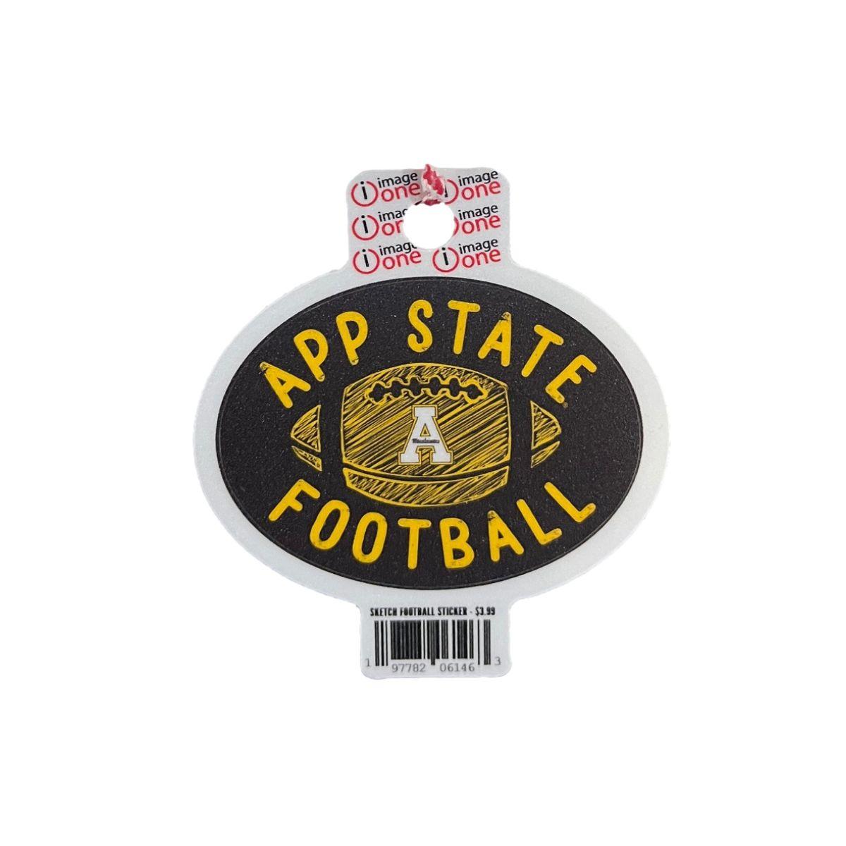Appalachian State University Vinyl Decal - 4 Inch Round College Sticker