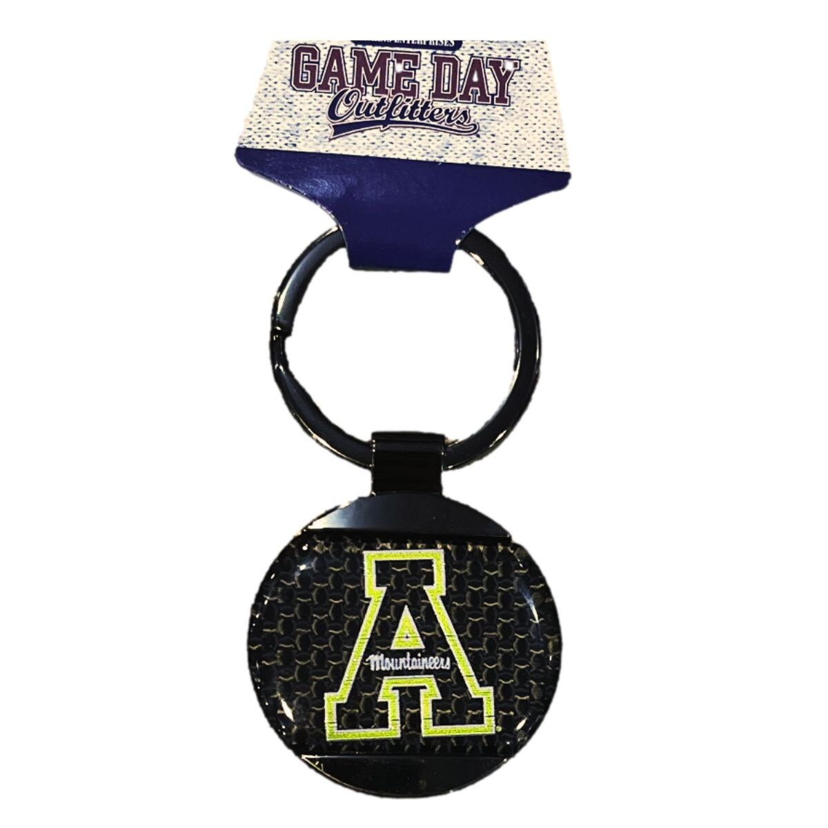 LOUISVILLE CARDINALS KEYCHAIN CARBON FIBER OBLONG - My Gameday Store