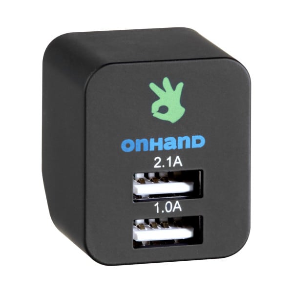 OnHand Dual Port Wall Charger | App State Campus Store