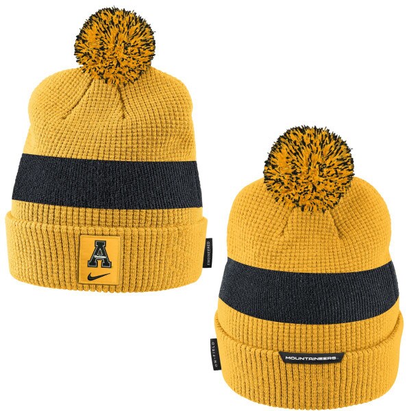 NCAA Appalachian State Mountaineers Tassel Beanie Hat Knit Top Of World  Boggan